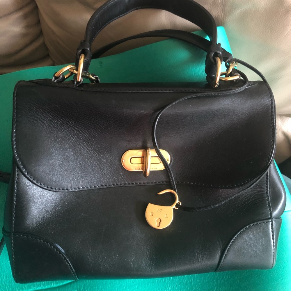 RALF  LAUREN Medium Tiffin satchel